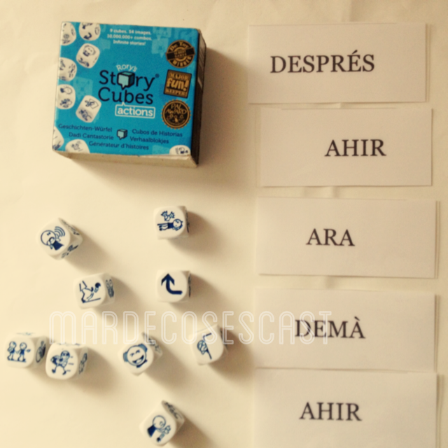 Tarjetas de Story Cubes Actions