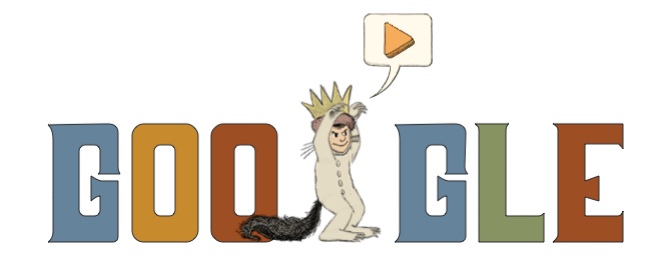 Doodle Maurice Sendak "Donde viven los monstruos".