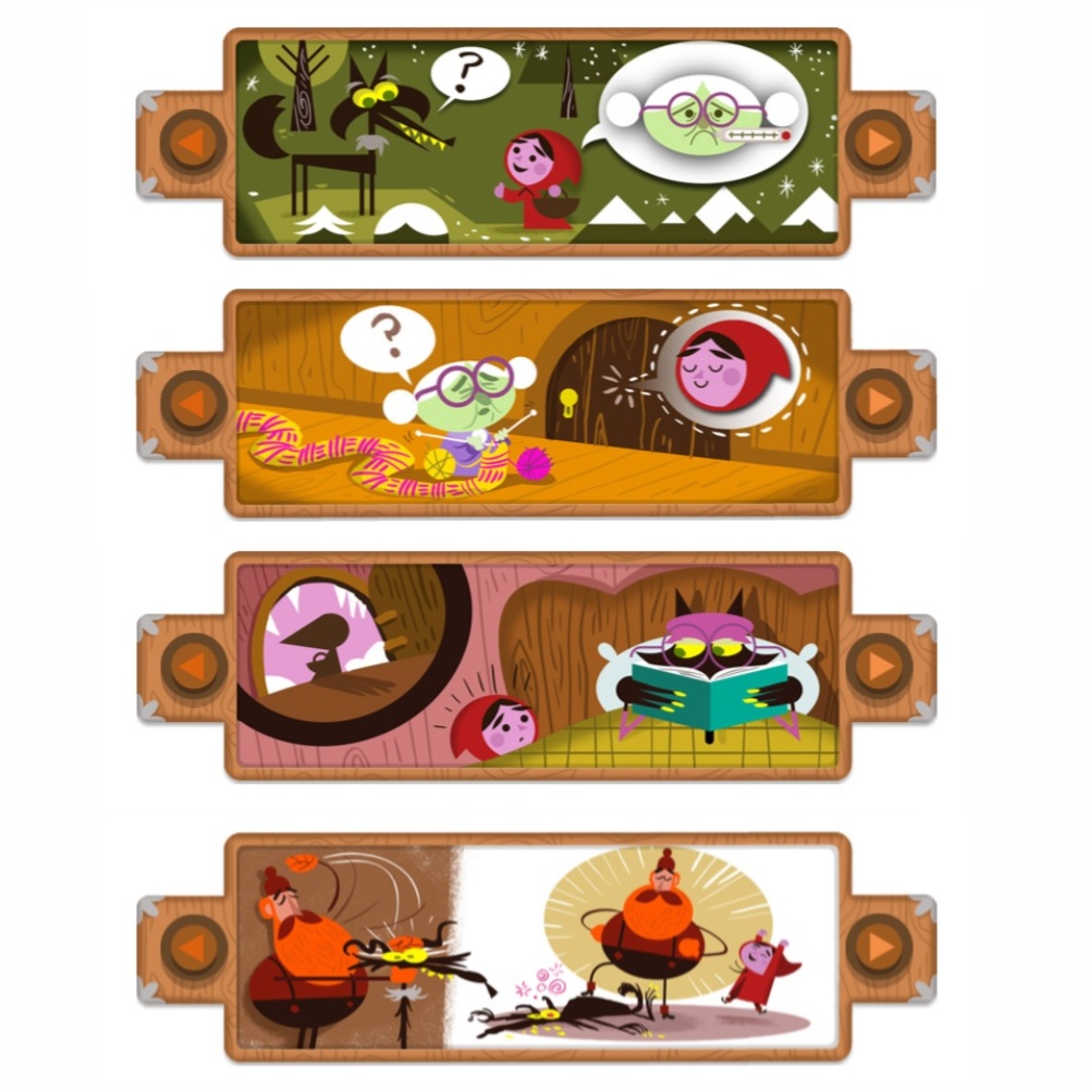 Doodle de Google Caperucita Roja 